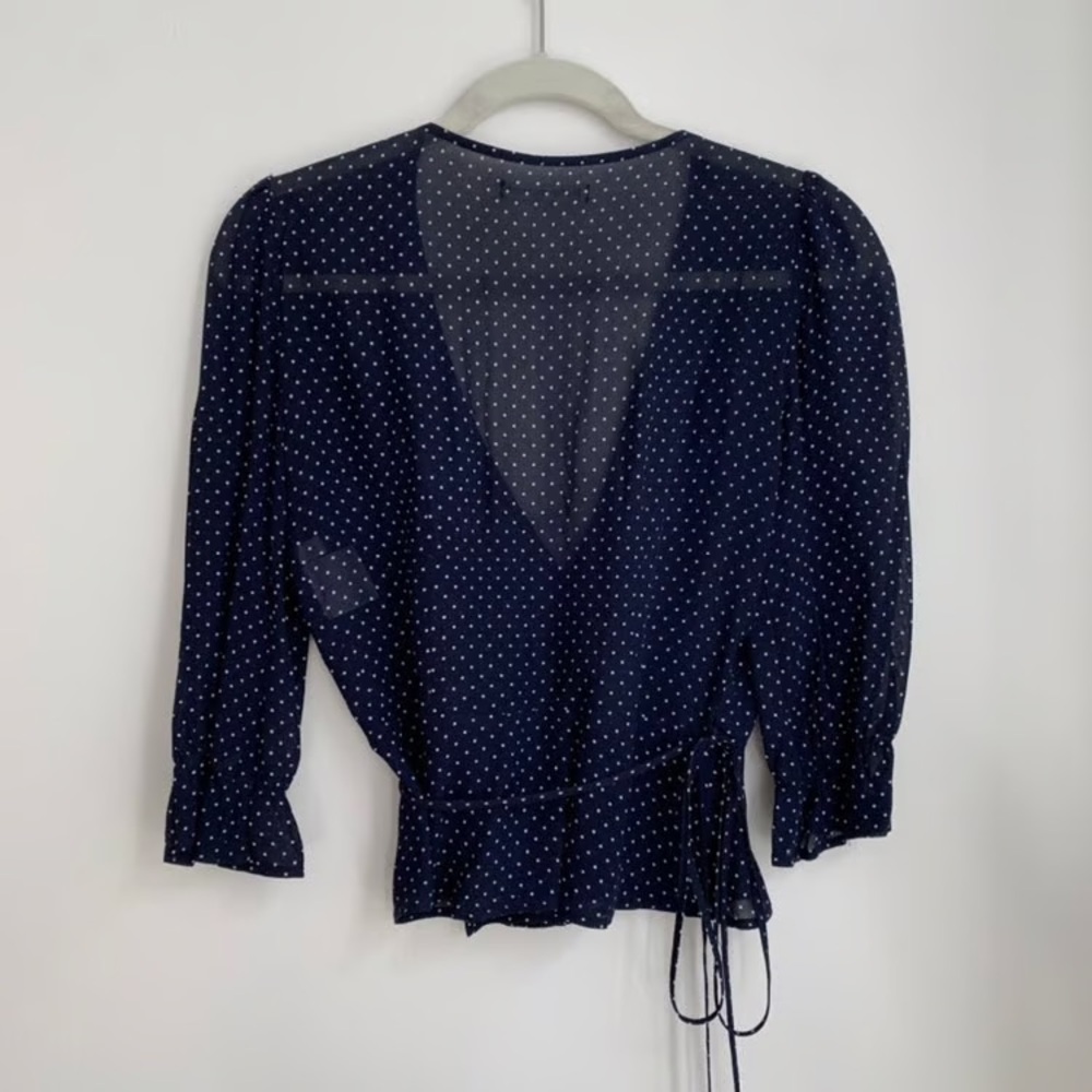 REFORMATION EMMA WRAP TOP - Picture 5 of 11